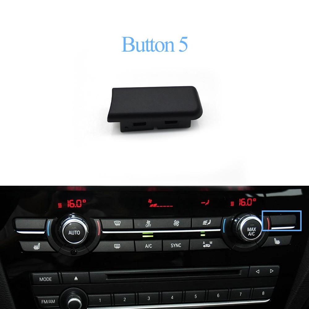 Dashboard AC Button Air Conditioning Venlitation Temperature Control Cap Repair Kit For BMW X3 F25 2014-2017 X4 F26 2013-2018