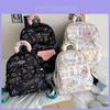 Stylish Campus Graffiti Travel Backpack Lightweight Spacious For High School Students
