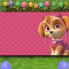 Paw Patrol birthday party decorations, backdrop with dynamic rescue dog poster, baby shower supplies277