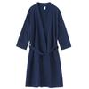 European American Style Women's Quick-Dry Absorbent Summer Waffle Bathrobe