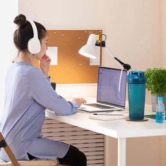 Proteinpulver Shaker med Miksekule 600ml Bærbar Shakerkopp med Bred Åpning for Enkel Miksing Whey Protein Shakerflaske for Shakes Kosttilskudd