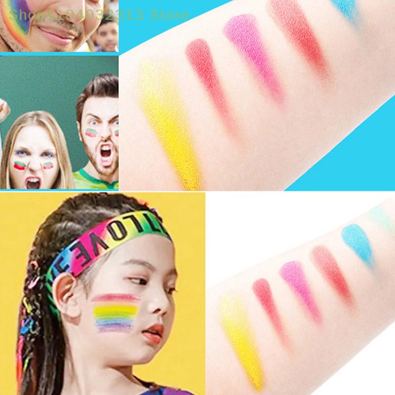 Pack of 2/5/10 Rainbow Body Painting Crayons Oil Paint for Party Fun Party Supplies Temporary Tattoo Colors