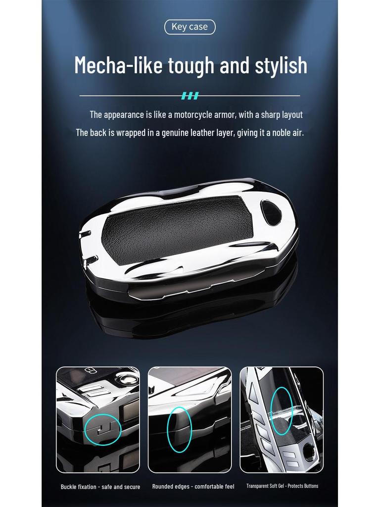 2023 Buick Enclave & Envision Schlüsselhülle, Kompatibel mit Regal & LaCrosse - Neue & Alte Modelle, Metallschnalle