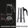 9 Cups 450ml Stainless Steel Moka Coffee Maker Pot Percolator + Stove