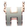 HERMES   Necklace white metal Women