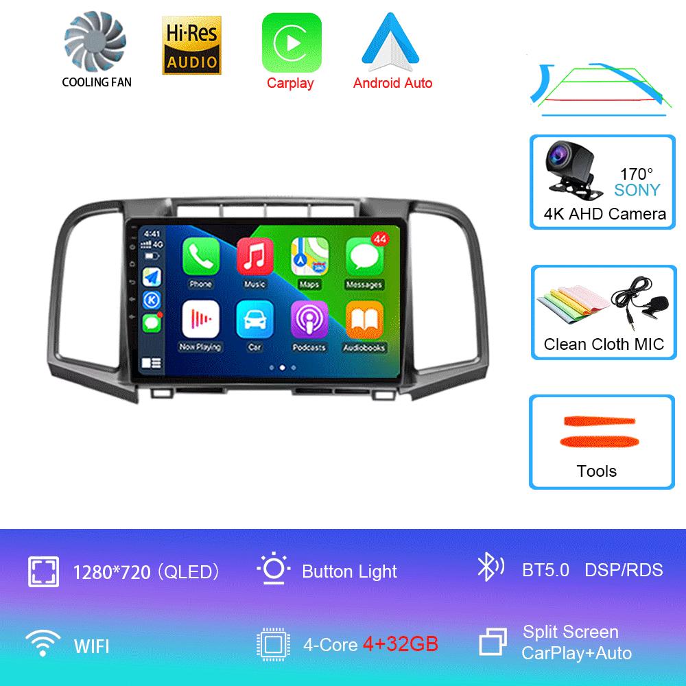 

Android 14 автомобильное радио Carplay Auto для Toyota Venza 2008 2009 2010 - 2016 GPS WIFI+4G мультимедийный DSP-плеер 2Din видео DVD стерео