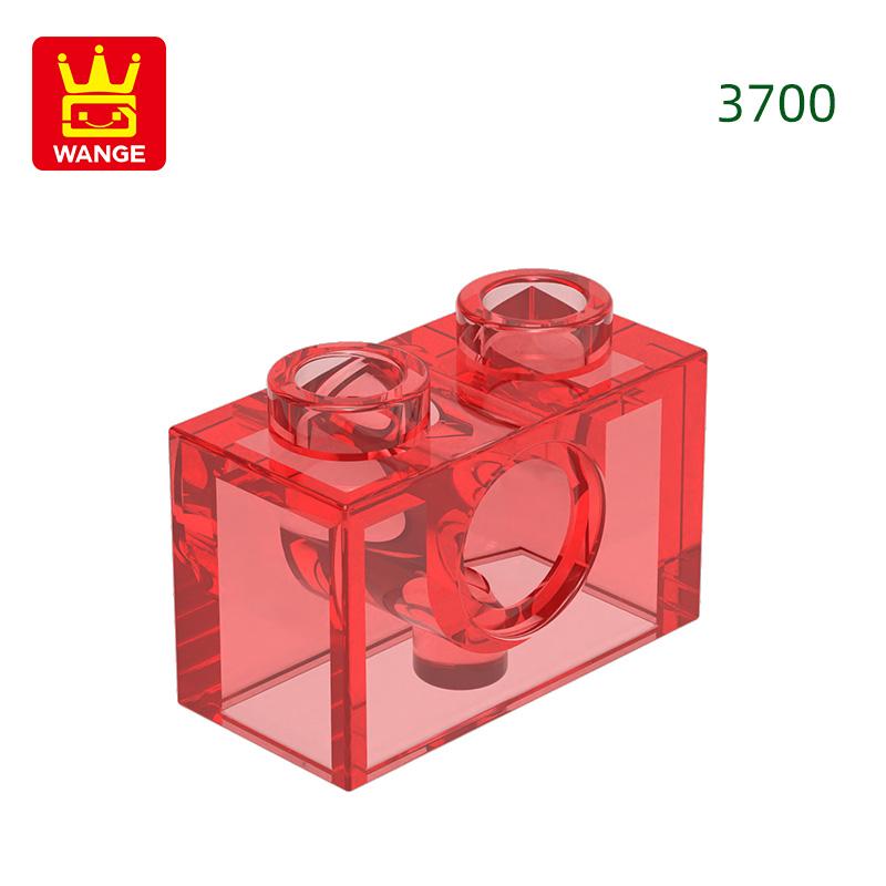 125Pcs/lot 3700 1x2 1 Hole Constructing Blocks MOC DIY Accessories Compatible With Bricks Children Toys Gift Box