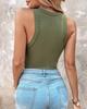 Hot Selling European & American Summer Vest with Bra - Round Neck Base Layer & Outerwear Top