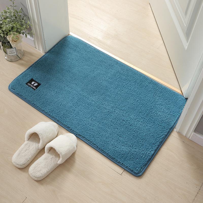 Home Bathroom Door Suction Door Mat Bathroom Entrance Foot Mat Kitchen Non-slip Mat Carpet Mat Toilet Floor Mat