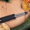 Pelapatate Girevole Affilato in Acciaio Inossidabile con Impugnatura Antiscivolo per Cucina Frutta Carota Verdura Kiwi