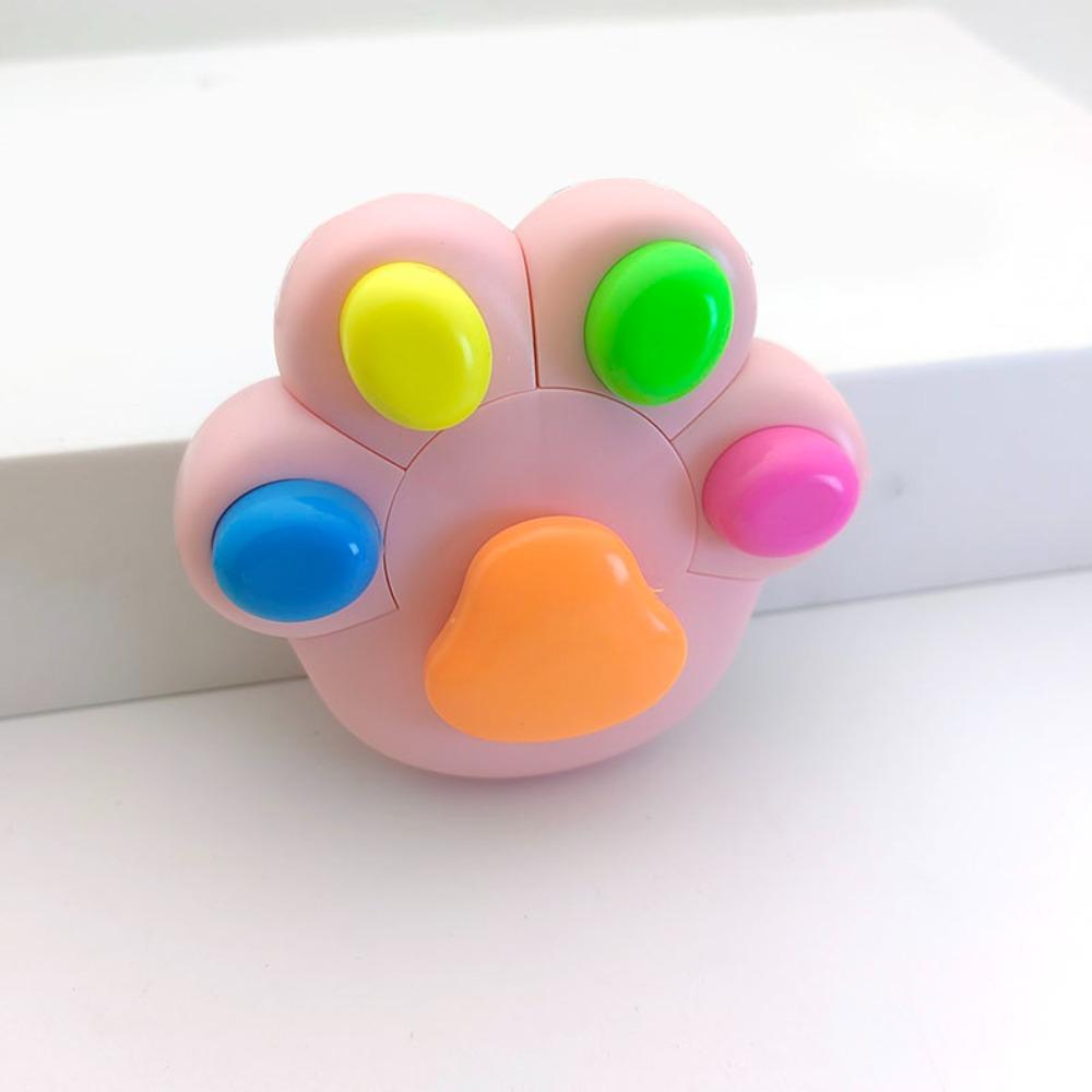 

Marking Cat Paw Highlighter Pen Graffiti Fluorescent Marker School Office Supplies