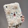 Cute Surprised Dog Tablet Case IPad Air 3 4 7 Mini - Plush Fuzzy Full Coverage Sleeve In Transparent Style