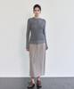 Pilot Wool Cashmere Knit Elastic Skirt (2 Colors)
