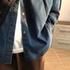 2024 Spring and Autumn Pu Handsome Coat Men's Ins High Street Fashion Brand Hong Kong Style Japanese Harajuku Style Korean Style Trendy Loose Jacket