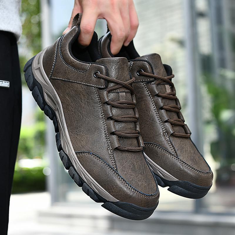 Outdoor Wanderschuhe Berg Trekkingstiefel Schwarz Wasserdicht Camping Sneaker für Herren Sicherheit Klettern Sport Taktische Herrenschuhe