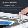 Dozator de săpun pentru chiuvetă de bucătărie din oțel inoxidabil cu tub prelungitor