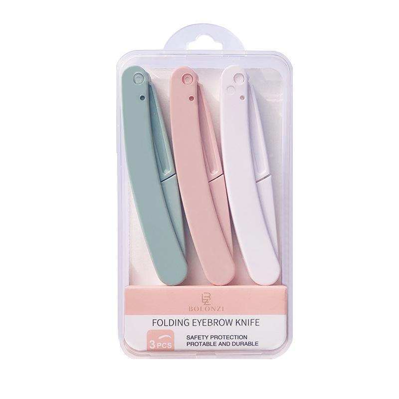Advanced Anti-Scratch Eyebrow Trimmer & Shaving Tool Set for Beginners