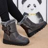 Snow Boots Woman Plus Size Shoes Woman Waterproof Women Booties Solid Ankle Boots New Botas Mujer Women's Winter Footwear