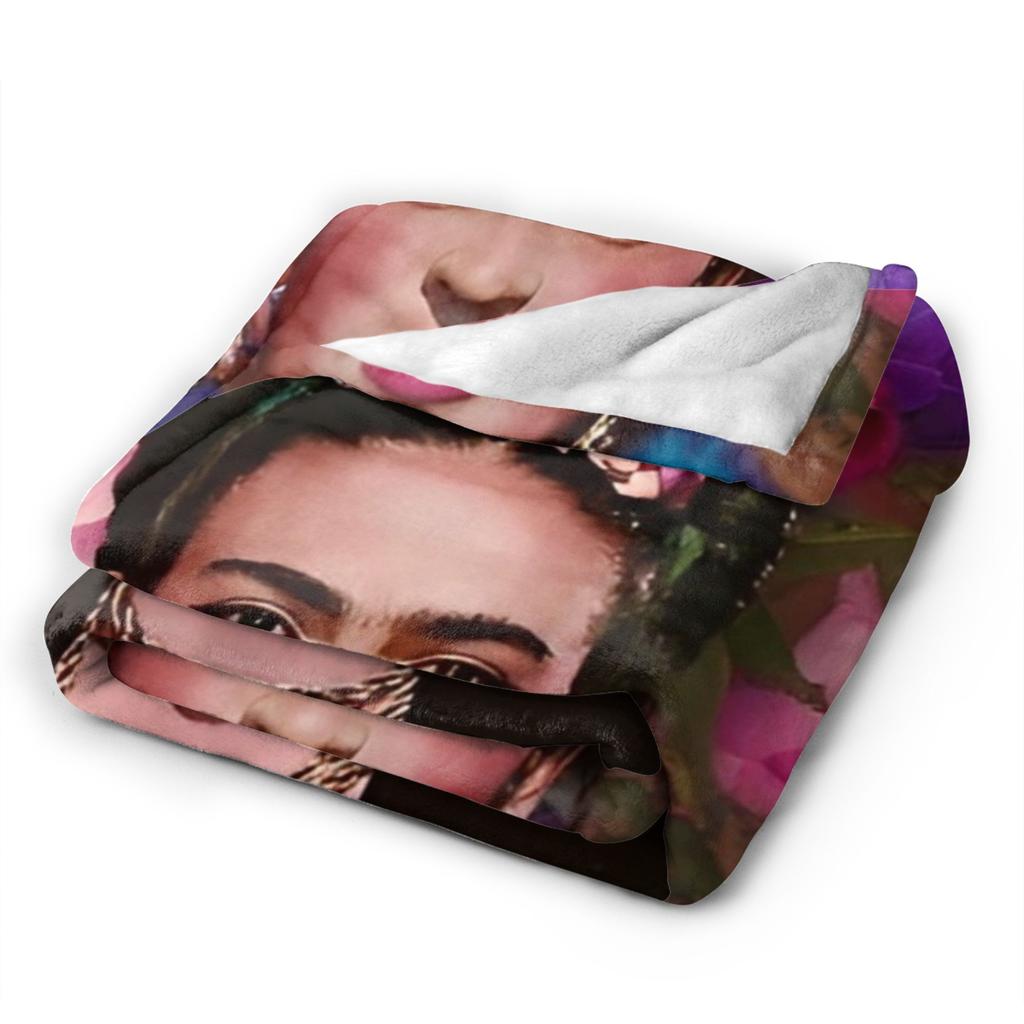 F-Frida K-Kahlo Art Knitted Blanket Paintings Fuzzy Throw Blanket Summer Air Conditioning Printed Soft Warm Bedspreads,