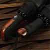 PALONY Men's Business Three-Fold Semi-Automatic Umbrella