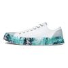 Converse Chuck Taylor All Star CX Marmoriert Freizeit Low-Top Canvas Schuhe Unisex Weiß & Blau