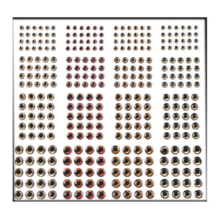 

336Pcs/pack Realistic Fishing Baits Eye Materials with 4D Fish Eye Fishing Lures Set For Enhances Fishing Attraction 1