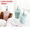400ml Koupelnový držák na tekuté mýdlo Dávkovač na stlačení pro šampon