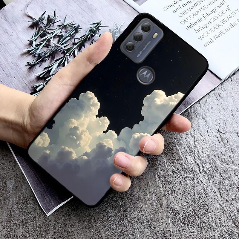 Clound Moon Star Night PhoneCase For Motorola Moto G85 G55 G05 G14 G75 G31 G50 G10 G20 G30 G60 G13 G32 G84 G54 G53 G72 G24 Power