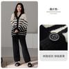 Womens Thick Fleece Pajama Set Winter Cozy Lounge Wear Soft Warm Sleepwear Outfit Home Light Outdoor Use