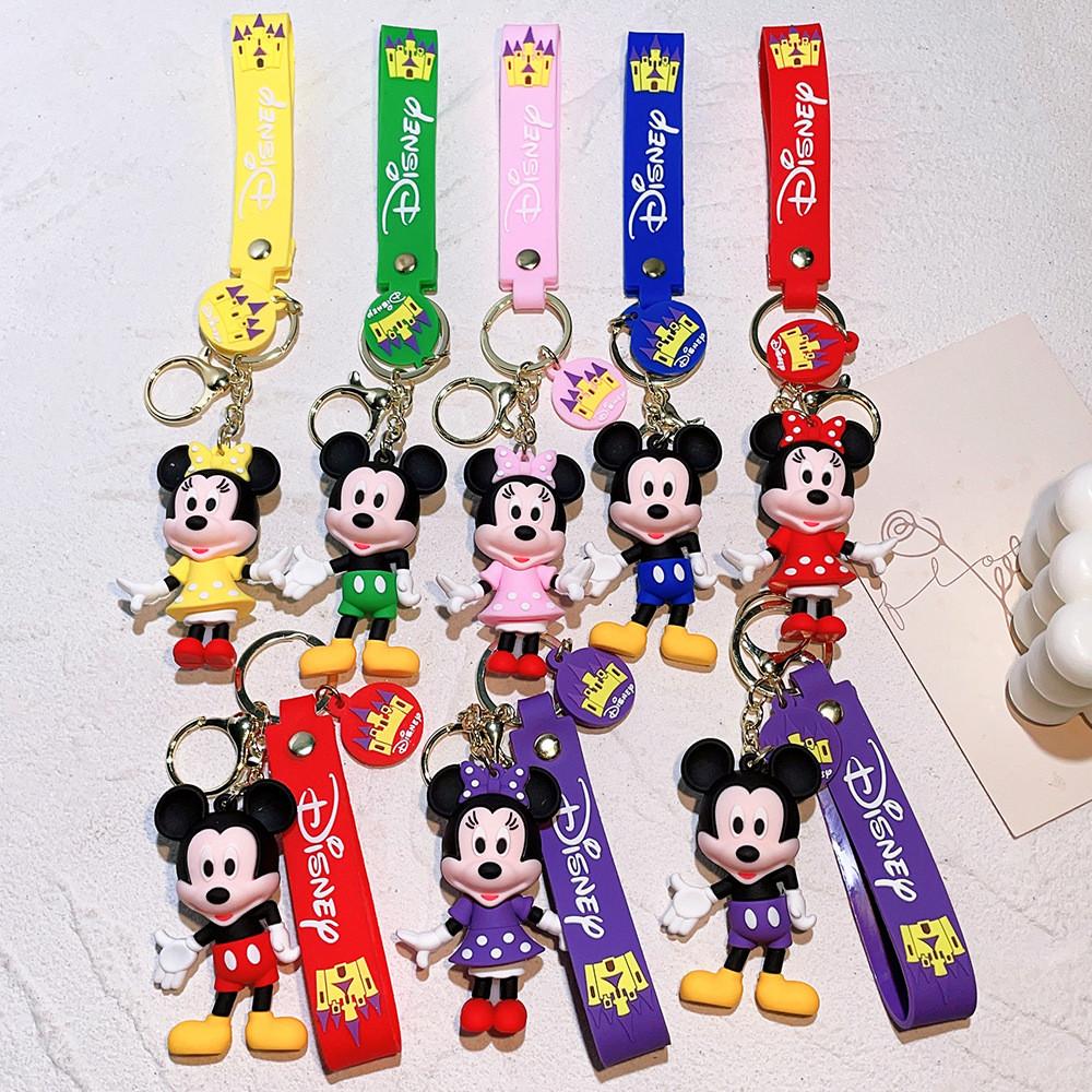 Adorable Minnie Resin Keychain For Cars Bags Cute Gift Accessory