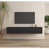 TV Cabinet - NORA - Forli XL - Door(s) - Rectangular - Black - Glossy