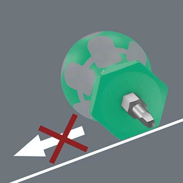 Tournevis 4 pans Wera 05008863001 05008863001 Longueur de la lame: 25 mm 1 pc(s)