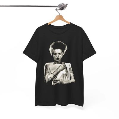 The Bride of Frankenstein T-shirt, Halloween Horror Classic Movie, Unisex Tee