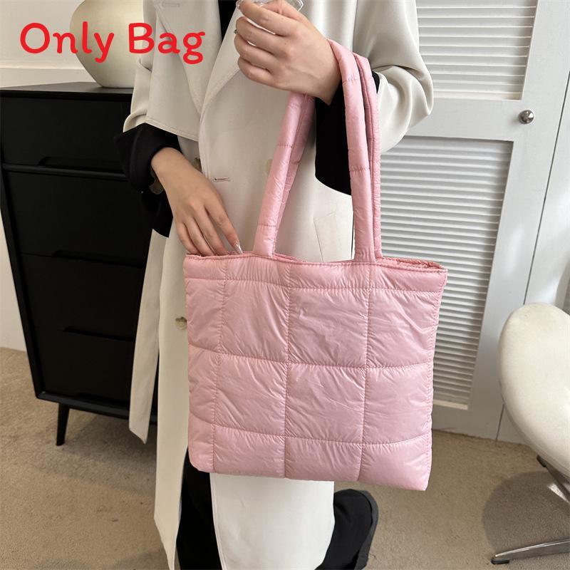 Pu Quilted Square Shoulder Bag For Women With Large Capacity And Urban Style