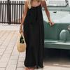 2026 New Women's Strap Dress with Open Back, Loose-fitting Home Wear Dress