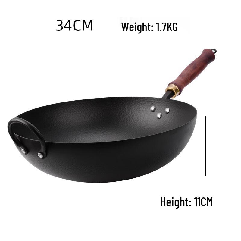 YOSHIDA Craftsman Hand-Forged Traditional Iron Wok