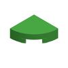 10pcs 25269 Tile Round 1x1 Quarter Brick Moc Accessories Works With featuring Block DIY Children's Toy Assembly Parts