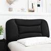 VidaXL Headboard Cushion, Reading Pillow with Zipper, Reading Cushion for Bed Bedroom, Black 80 374532
