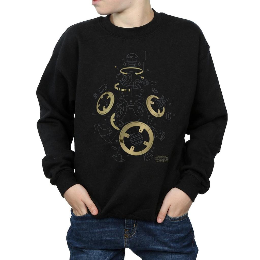STAR WARS Boys The Last Jedi BB-8 Deconstructed Sweatshirt