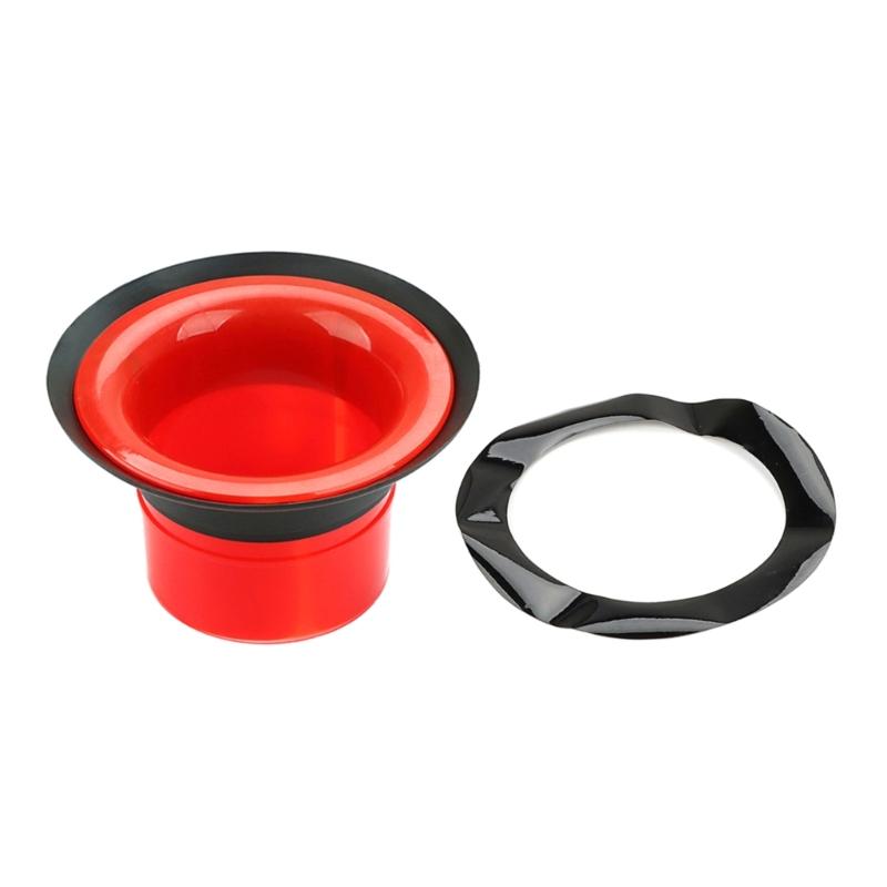 Bass Drum Enhancer Loudspeaker Drum Amplifier with Port Hole Protector Drum Kick Loudspeaker Drum Accessory Easy to Use