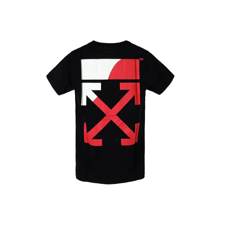 OFF WHITE SS19 T Shirts Men's Crew Neck Moderate Heavyweight OMAA027S191850061020