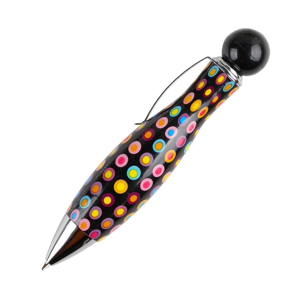 Lustiger Bowling-Form Taschenstift Dicker Kurzer Tragbarer Kugelschreiber Schreibstift Geschenk für Schüler