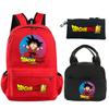 3Pcs/set Backpack Dragon Ball Printed Bookbag with Lunch Bag Pencil Case Teenager Children Girl Boy Schoolbag Rucksack