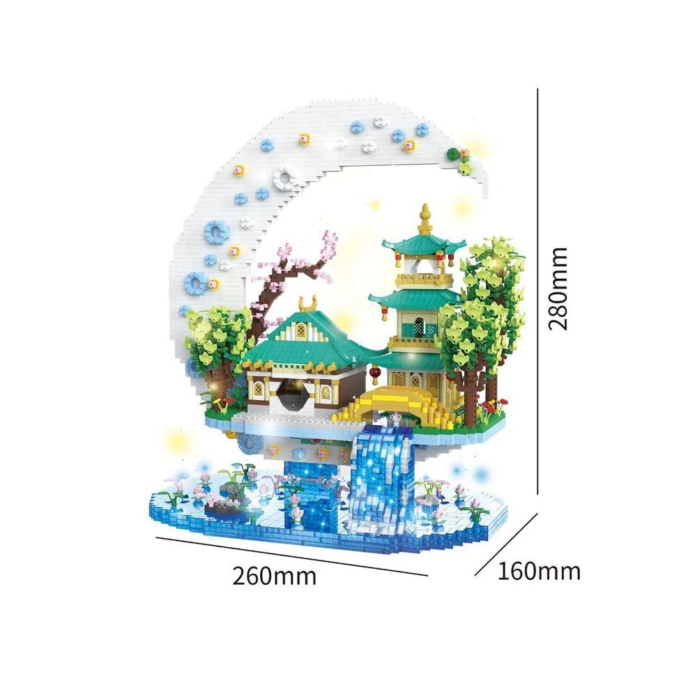 MOC World Famous Architecture Edifice Opera House Building Blocks Villa Savoye Bridge Tower Toy Children Birthday Christmas Gift