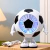 Soccer Hand Fan Football Shape Mini Handheld Fan With Led Light 1 Pc