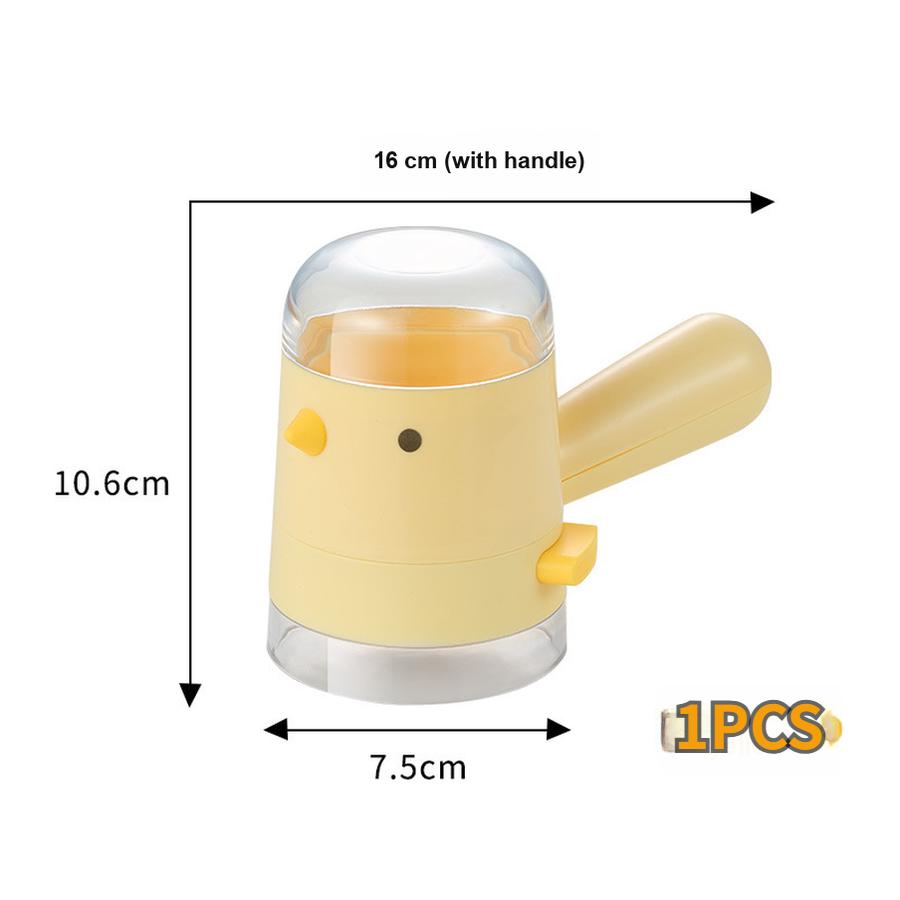 Маленькая птичка Мерная солянка Кухонная бытовая приправа Мерная чашка Хранение Пылезащитная Влагозащищенная Контроль Приправа Банка 1pcs жёлтый