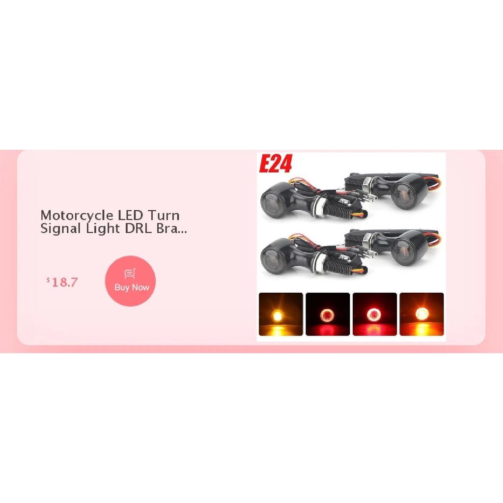8mm Mini led Motorcycle Turn signal Light lamp Indicators Blinker clignotant moto led for honda yamaha kawasaki cafe racer 12V