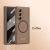 Magnetic Matte PC Hinge Protection Full Body Hard Pen Slot Case & Pen for Samsung Galaxy Z Fold8 Ultra 7 6 5 With Tempered Glass