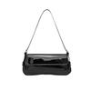 Home Flip Retro Rote Achseltasche Herbst Neuprodukt Stilvolle Schlichte Pendler Baguette Handheld Schultertasche