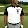2026 Independent Station Summer Men's Casual Lapel POLO Shirt 3D Digital Printing Men's Outdoor POLO Shirt